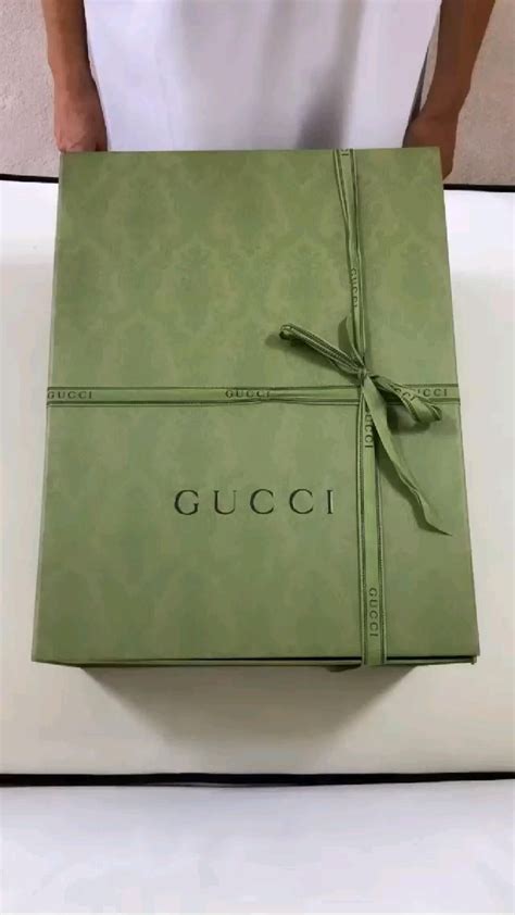 gucci new packaging|gucci gift wrapping.